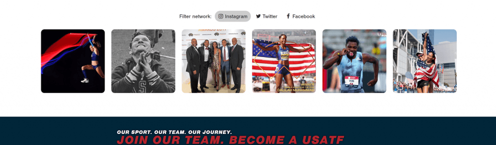 instagram wall example