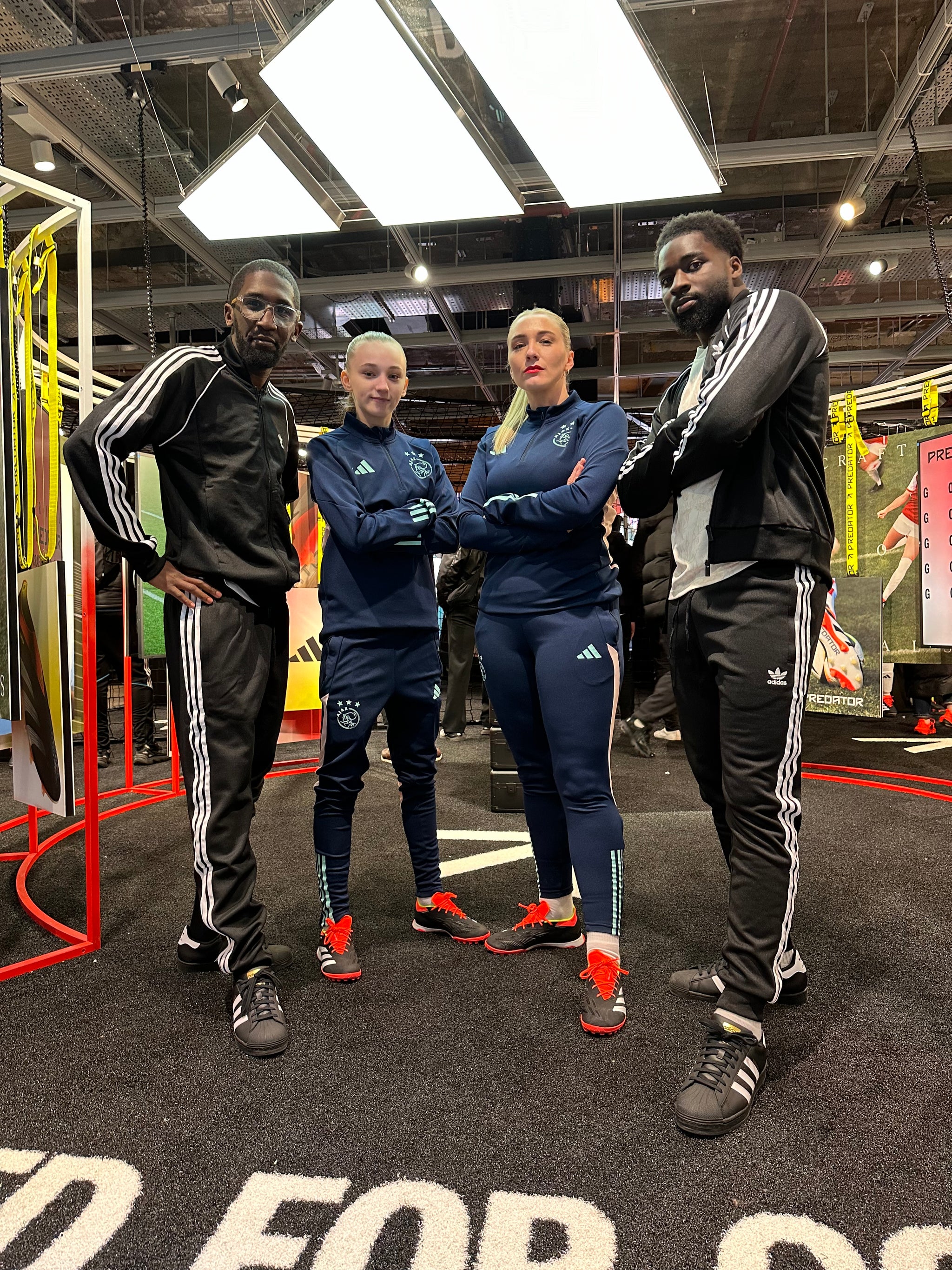 Specs and PK Humble at adidas