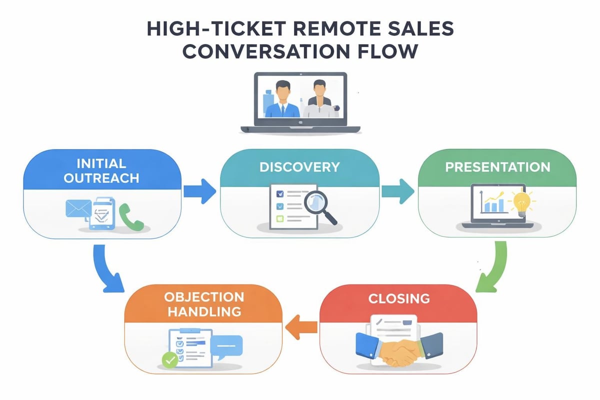 Remote sales conversation framework