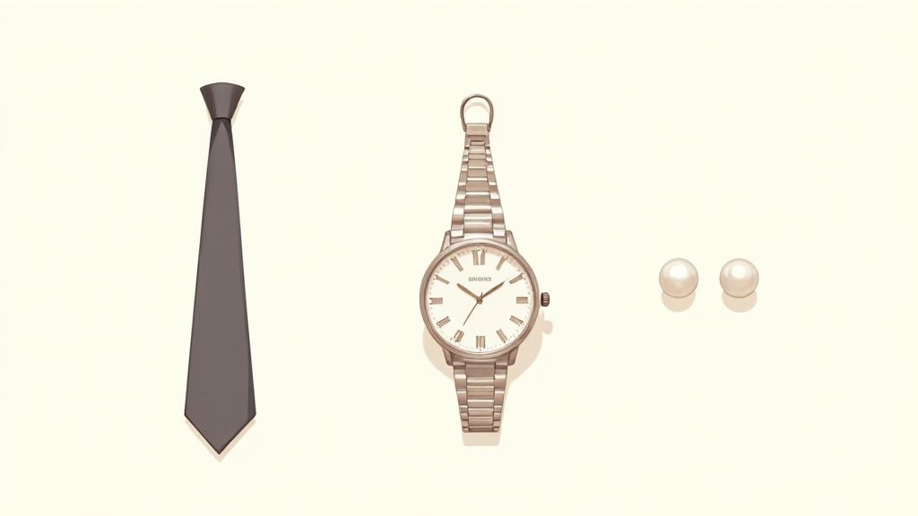 Auf Details und Accessoires achten