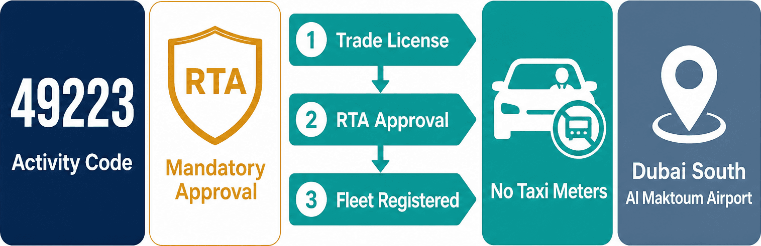 Infographic: Start an Other renting of private cars with driver Business in Dubai