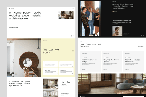 Abdilaw - Agency Website UI Exploration