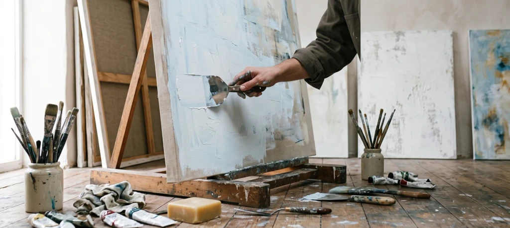 Abstract painting, taught by Lena Hart