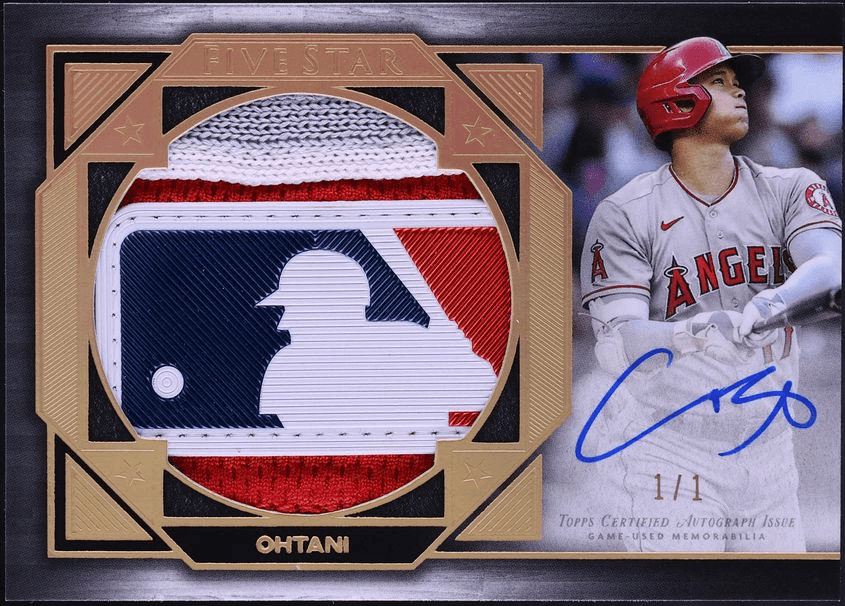 2022 Topps Five Star Jumbo Prime Shohei Ohtani MLB LOGOGMAN PATCH AUTO 1/1 #FSJP-SO CGC AUTH
