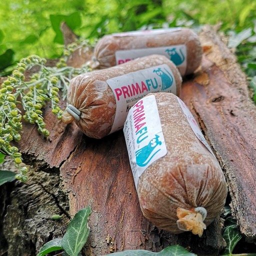 Ein Bild der Tiernahrung Primafu.