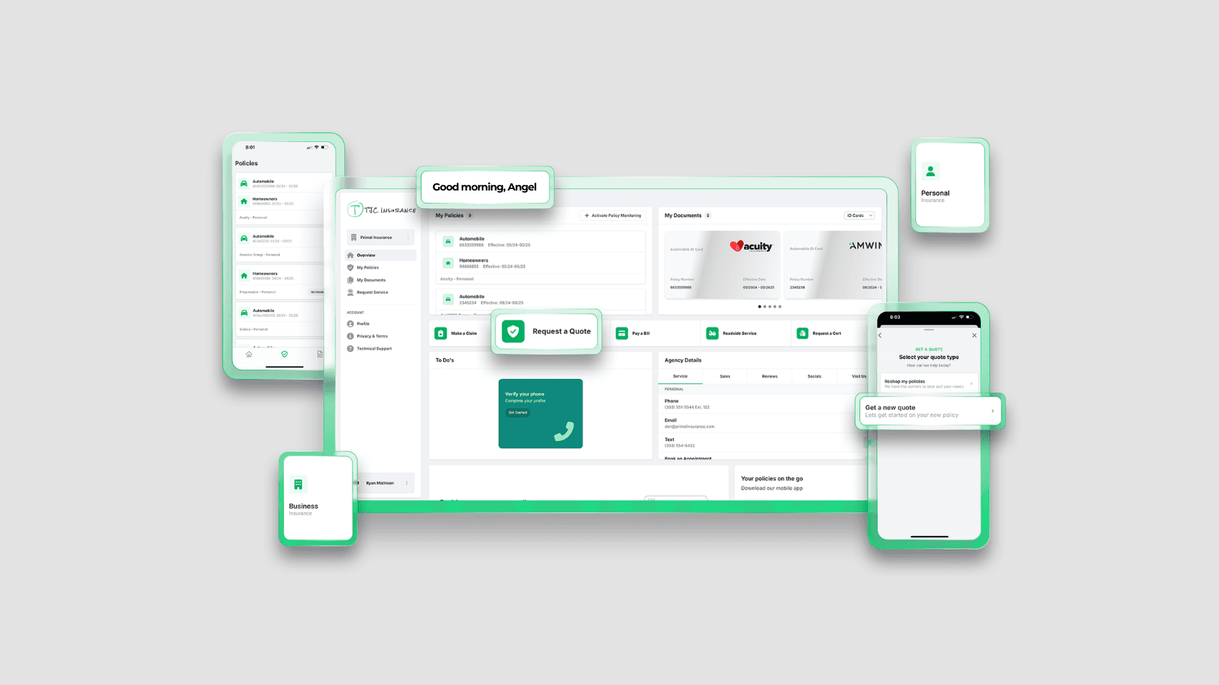 Seguros TJC App, Todo en un solo app.