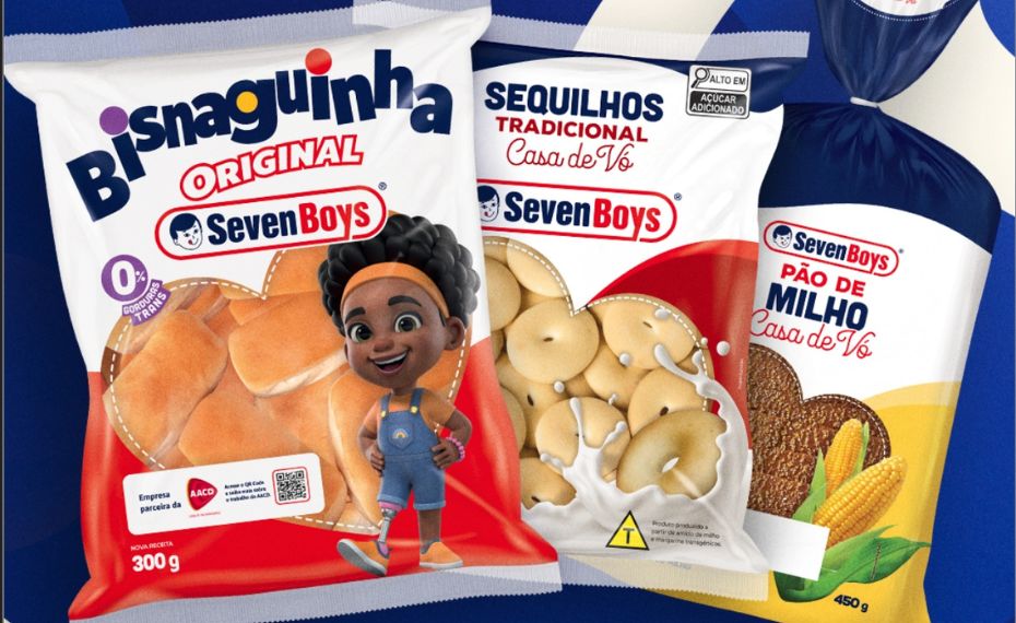 Seven Boys lança embalagens acessíveis com leitura ampliada e audiodescrição