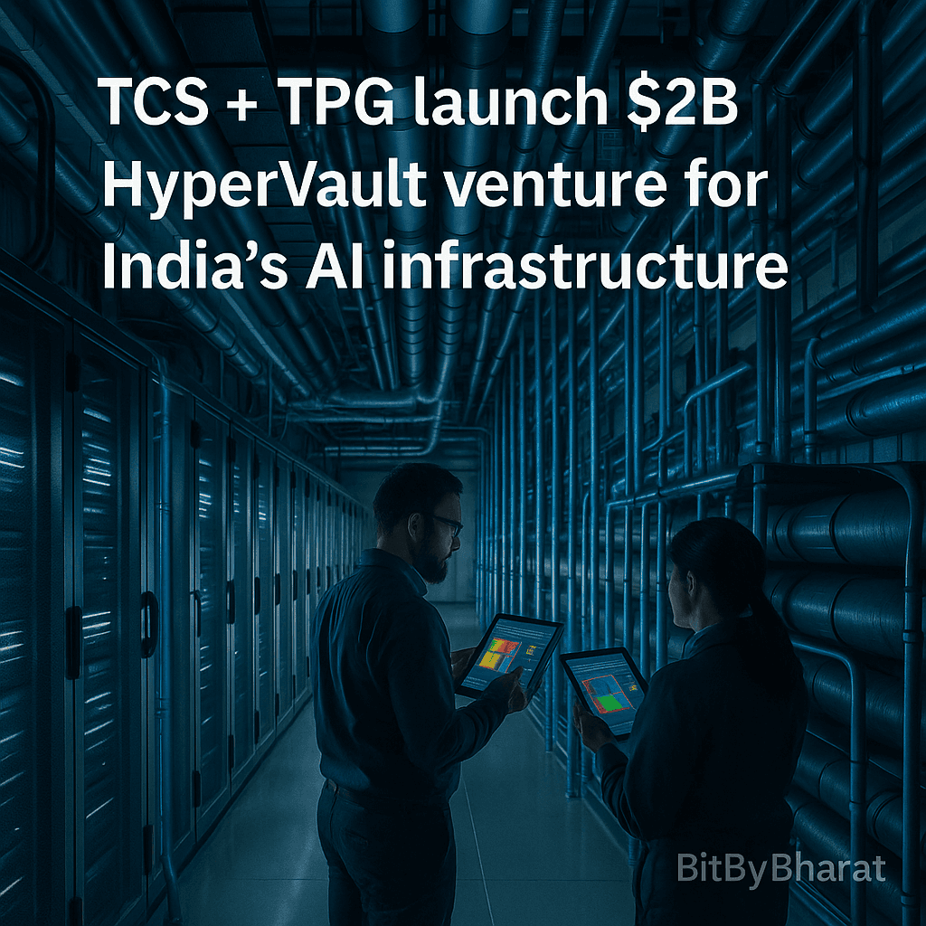 TCS + TPG launch $2B HyperVault venture for India’s AI infrastructure