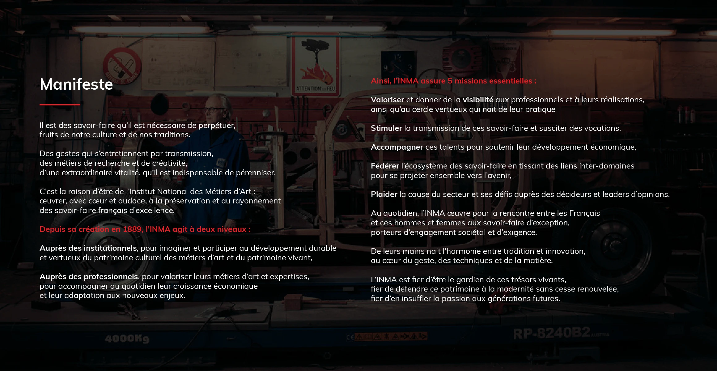 Manifeste savoir et faire conseil