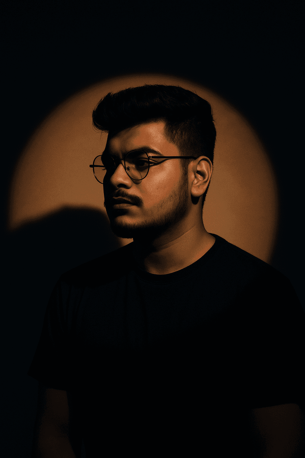 Portrait of portfolio creator – front view