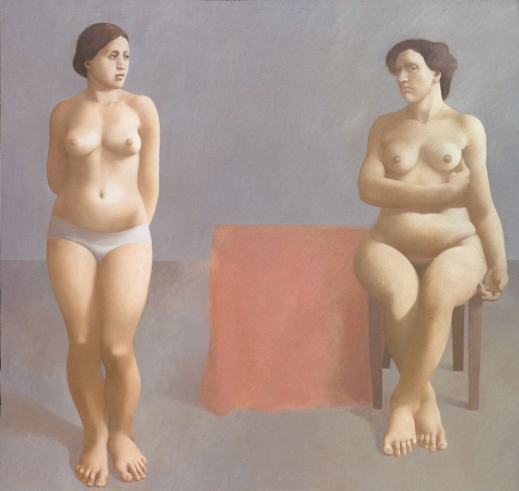 Two Women and Table, 1972