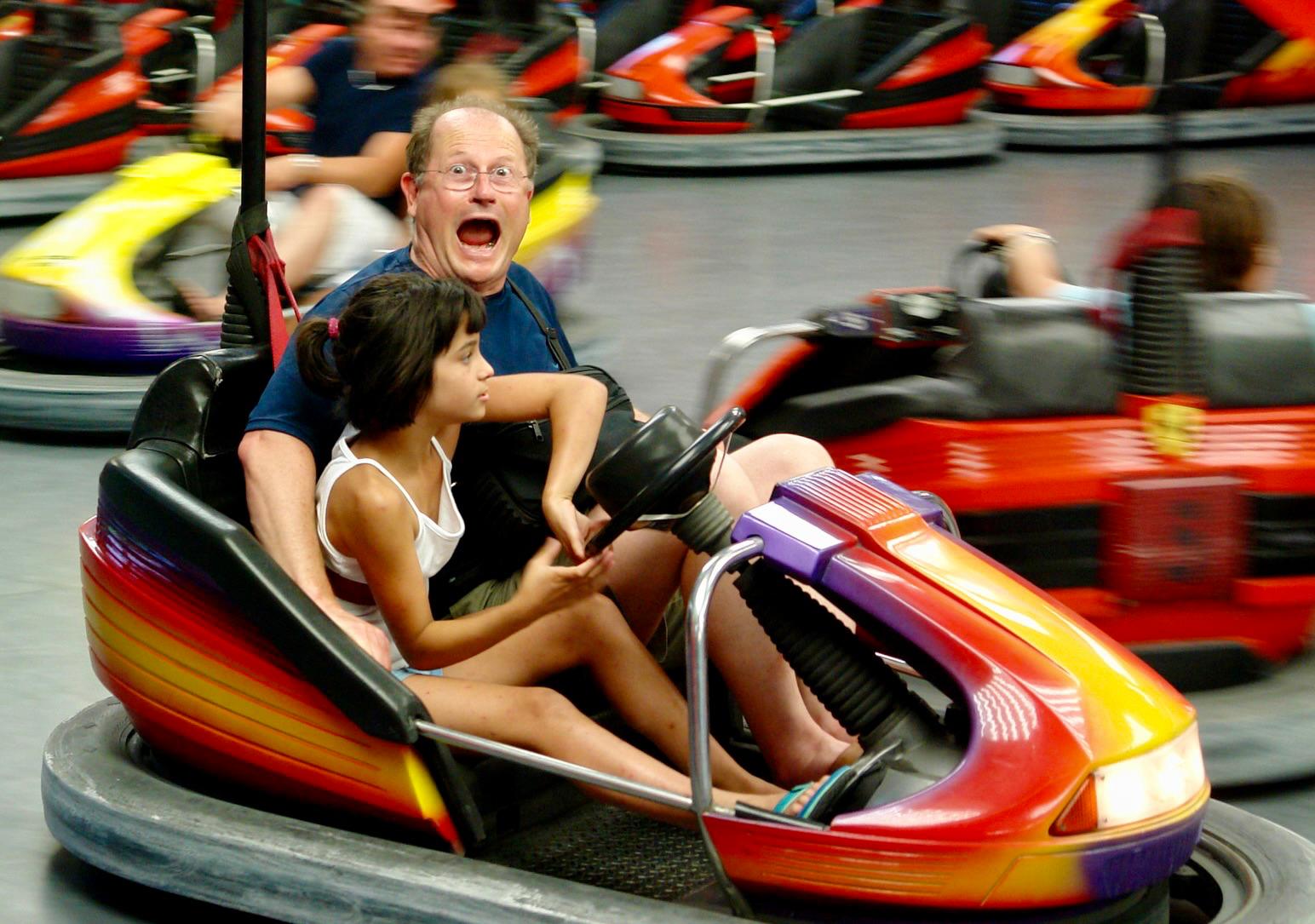 Gianfranco and his daugher Michela having fun