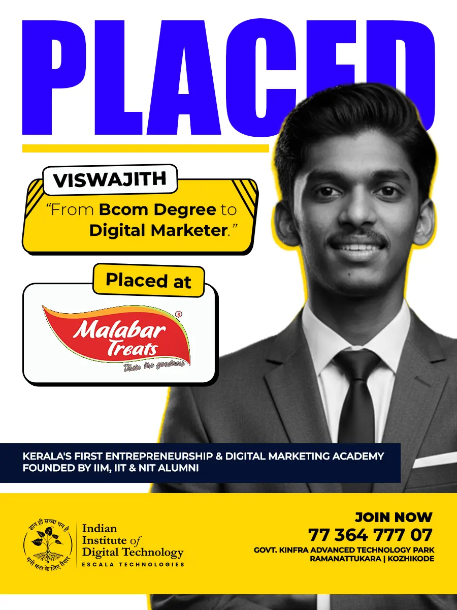 Success story of student placed at Glenearth Constructions from our academy Institute of Digital Technology Escala Technologies.