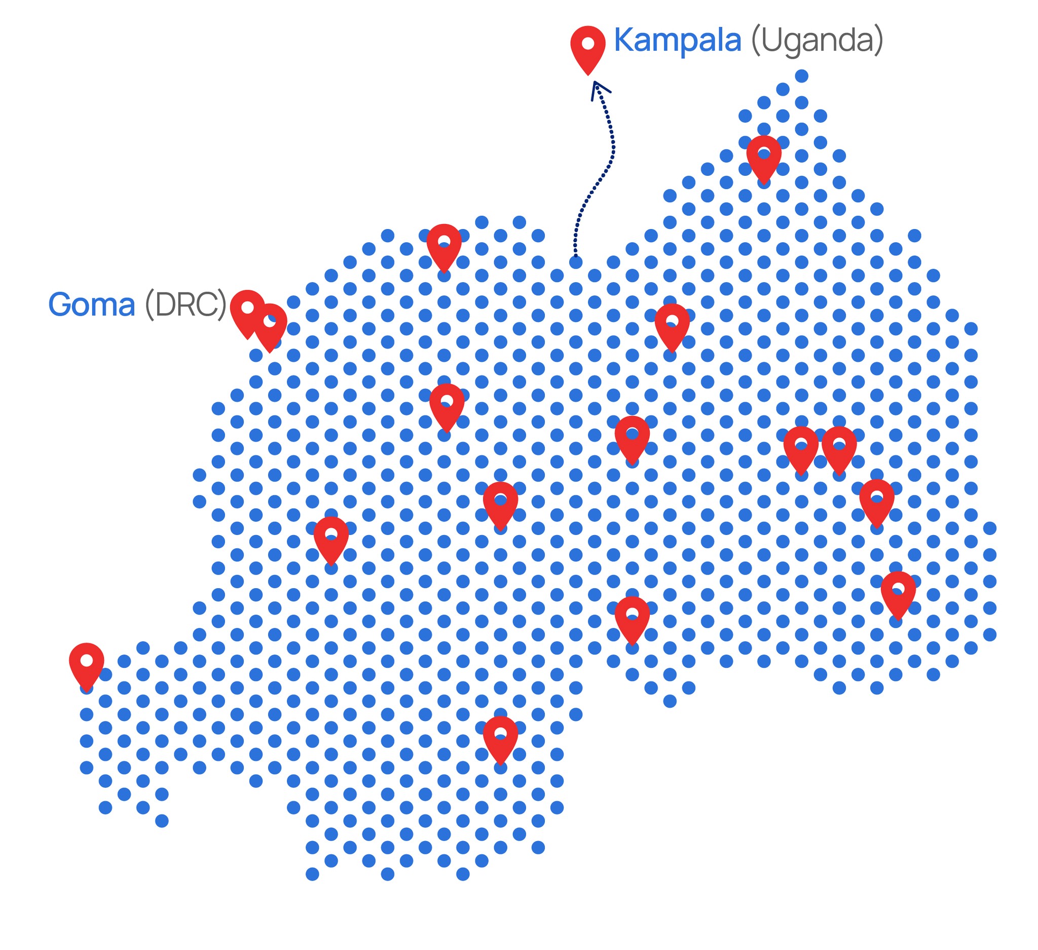 Ilustrative blue liquid Chemical flask