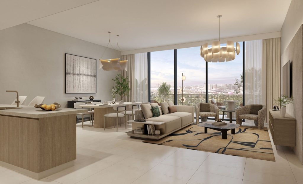 Expo Valley Views apartment living room interior