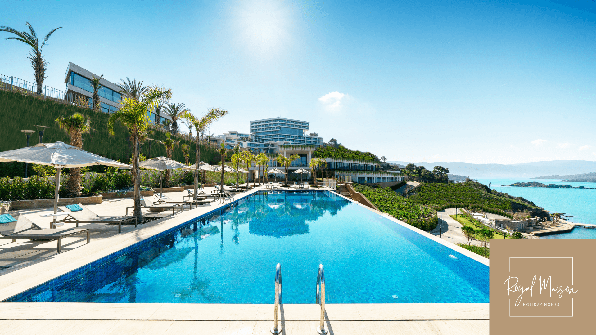 swimming pool in holiday resort