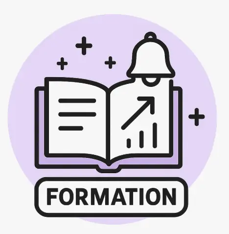 Icône automatisation education formation suivi