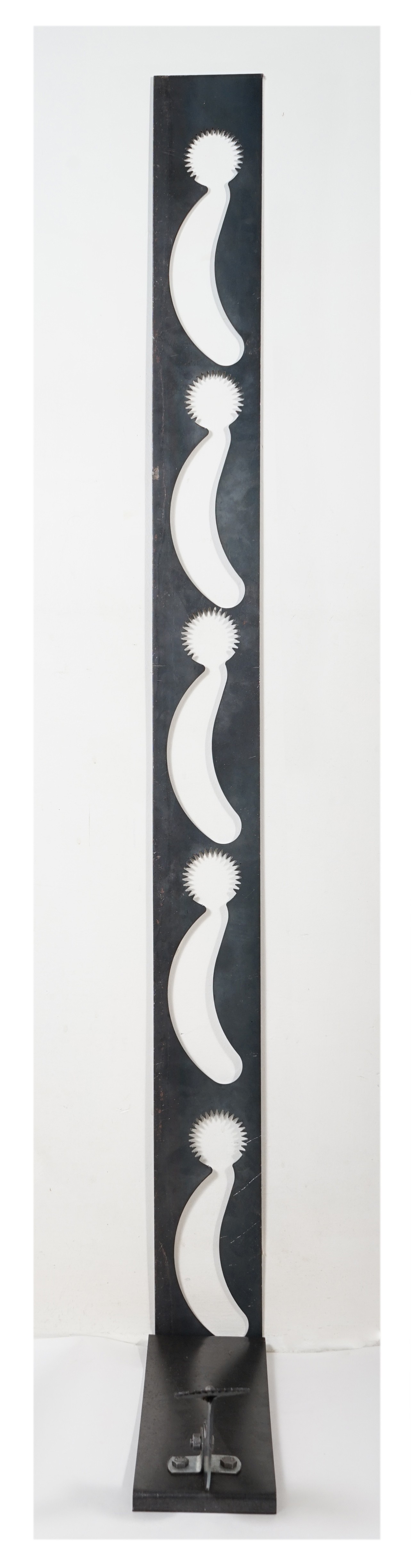 herd of sheep on road painting