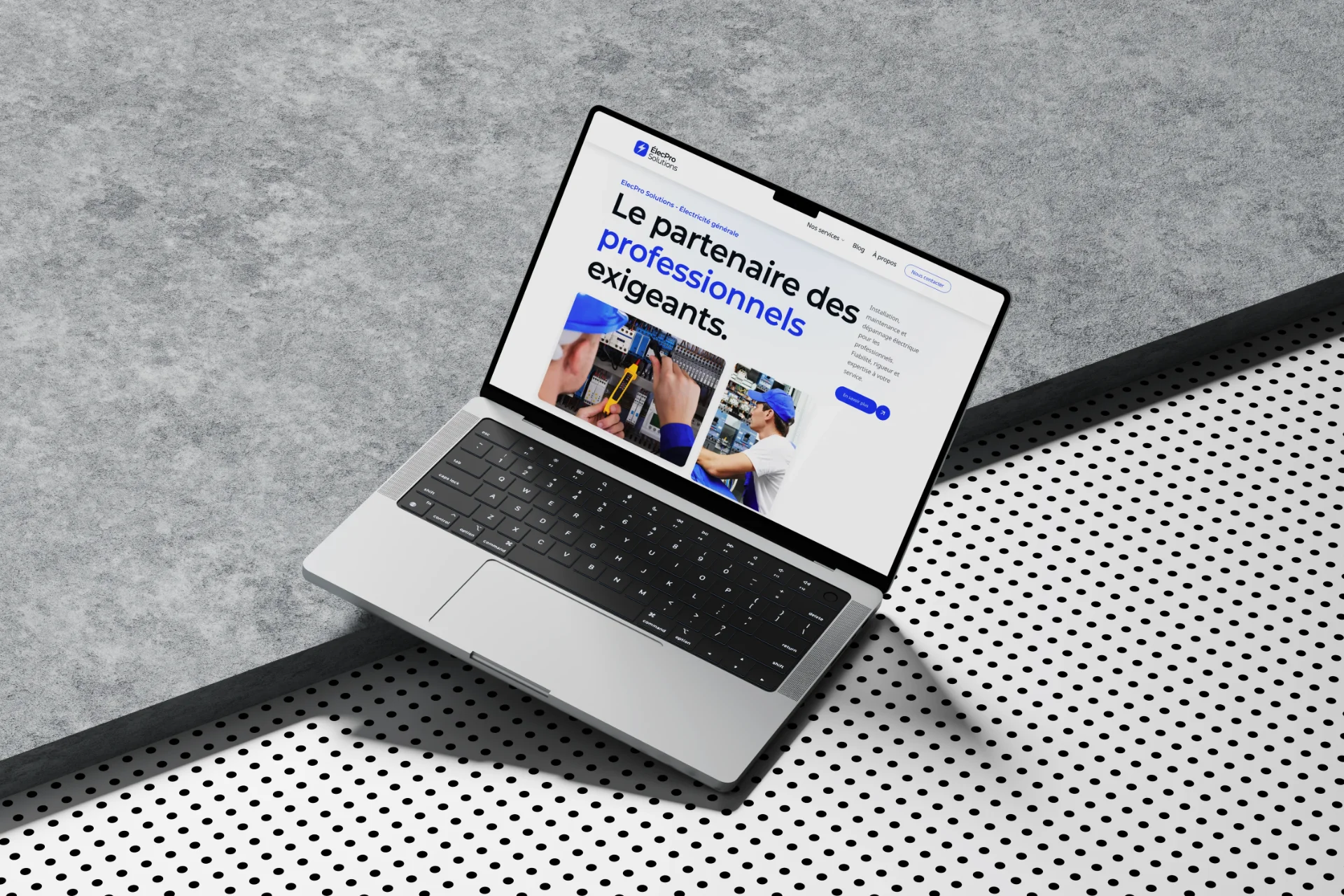 site internet elecpro solutions, filiale technique du groupe ecil