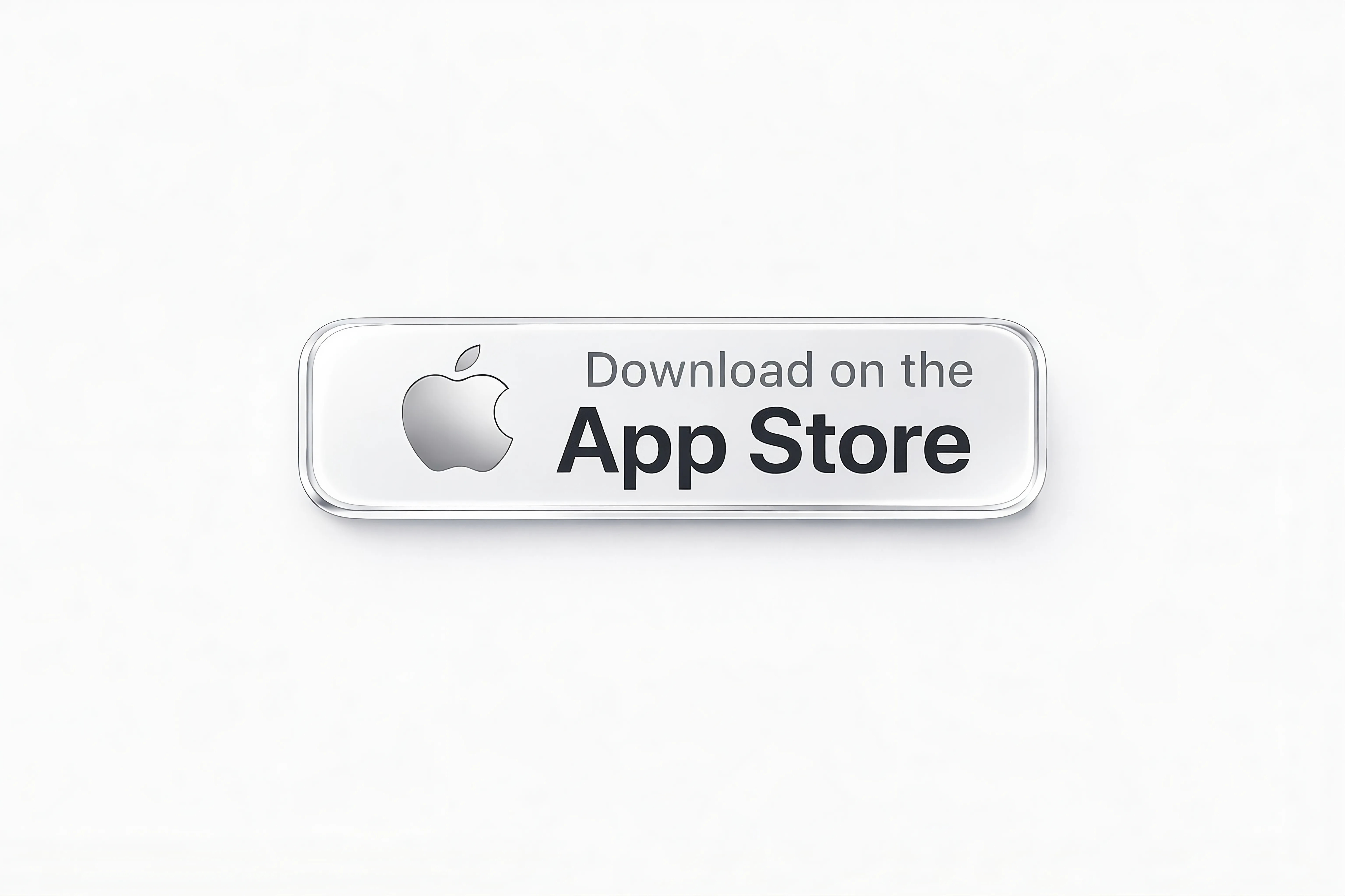 download on app store button with a light theme
