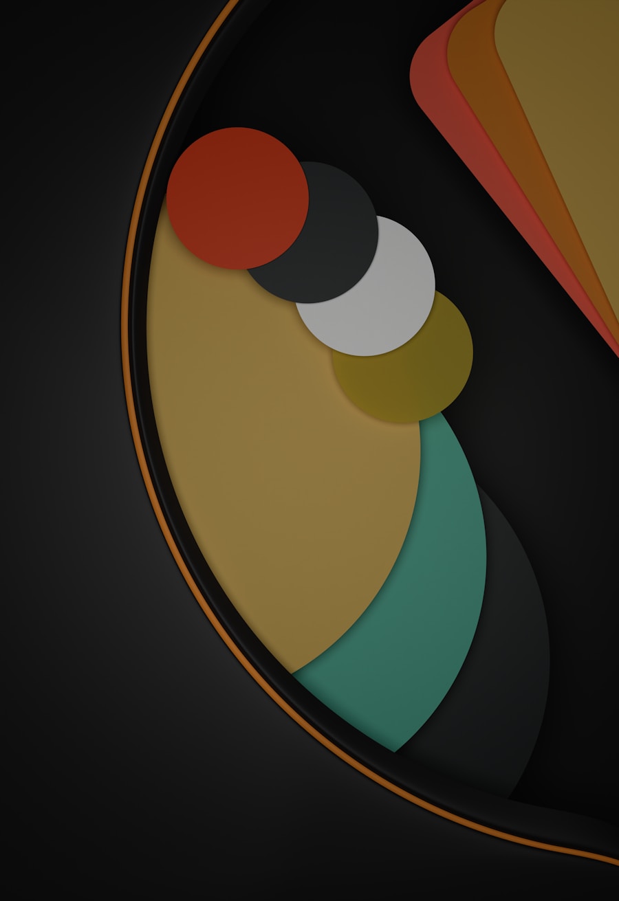 Circular abstract detail