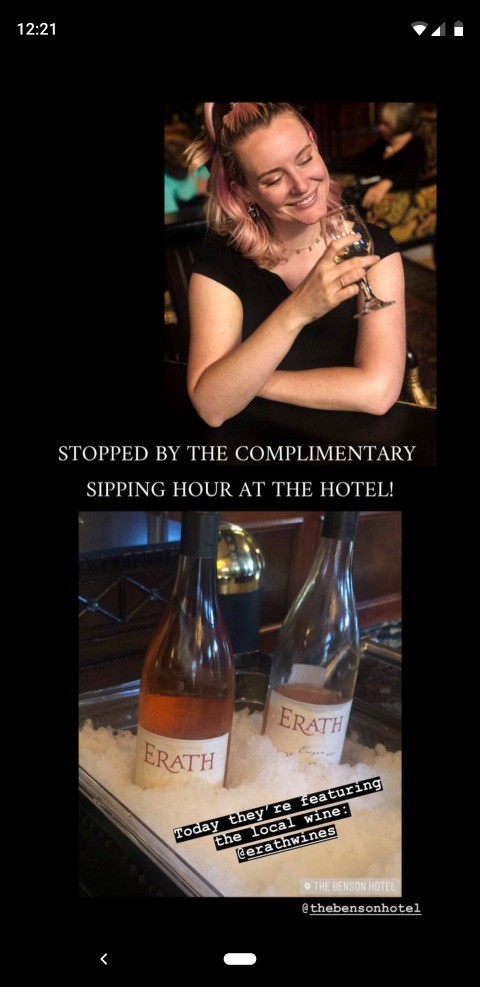  Instagram Story by  @hannahavison  