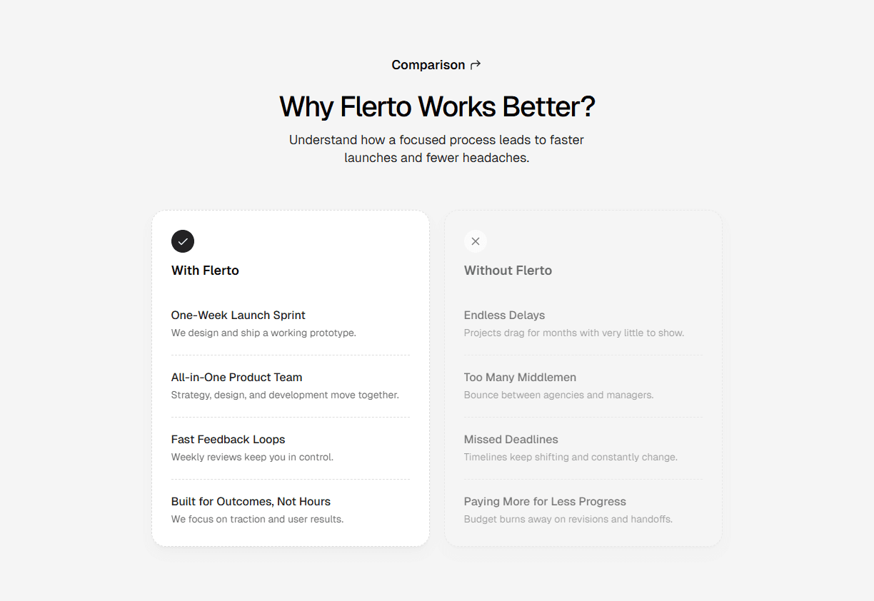 Framer Comparison Component