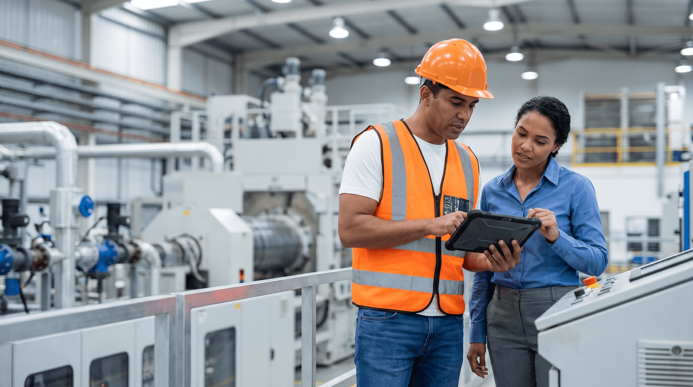 produtor rural em uma lavoura, mexendo em um tablet