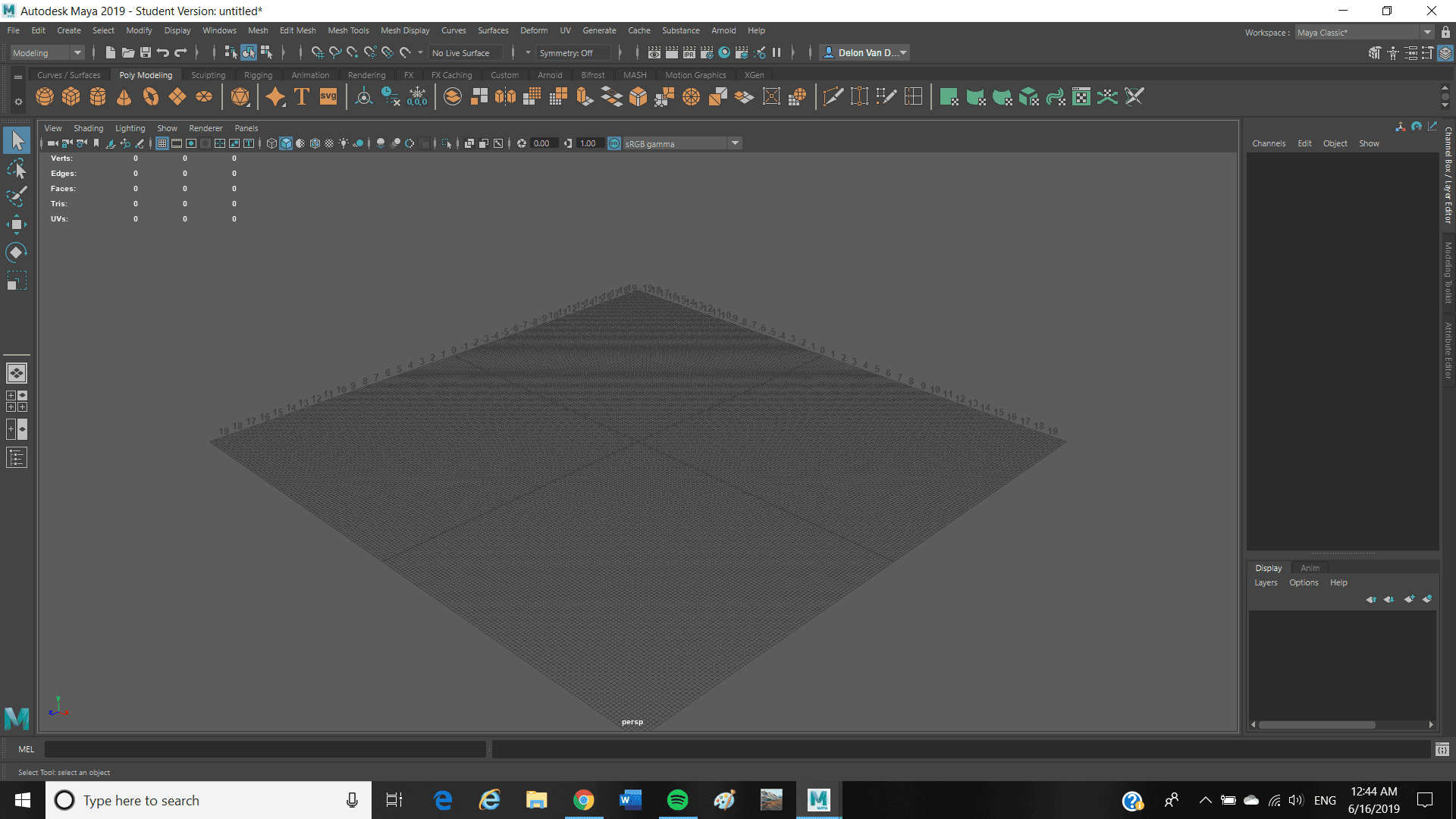 Autodesk Maya running on Vagon Cloud Computer