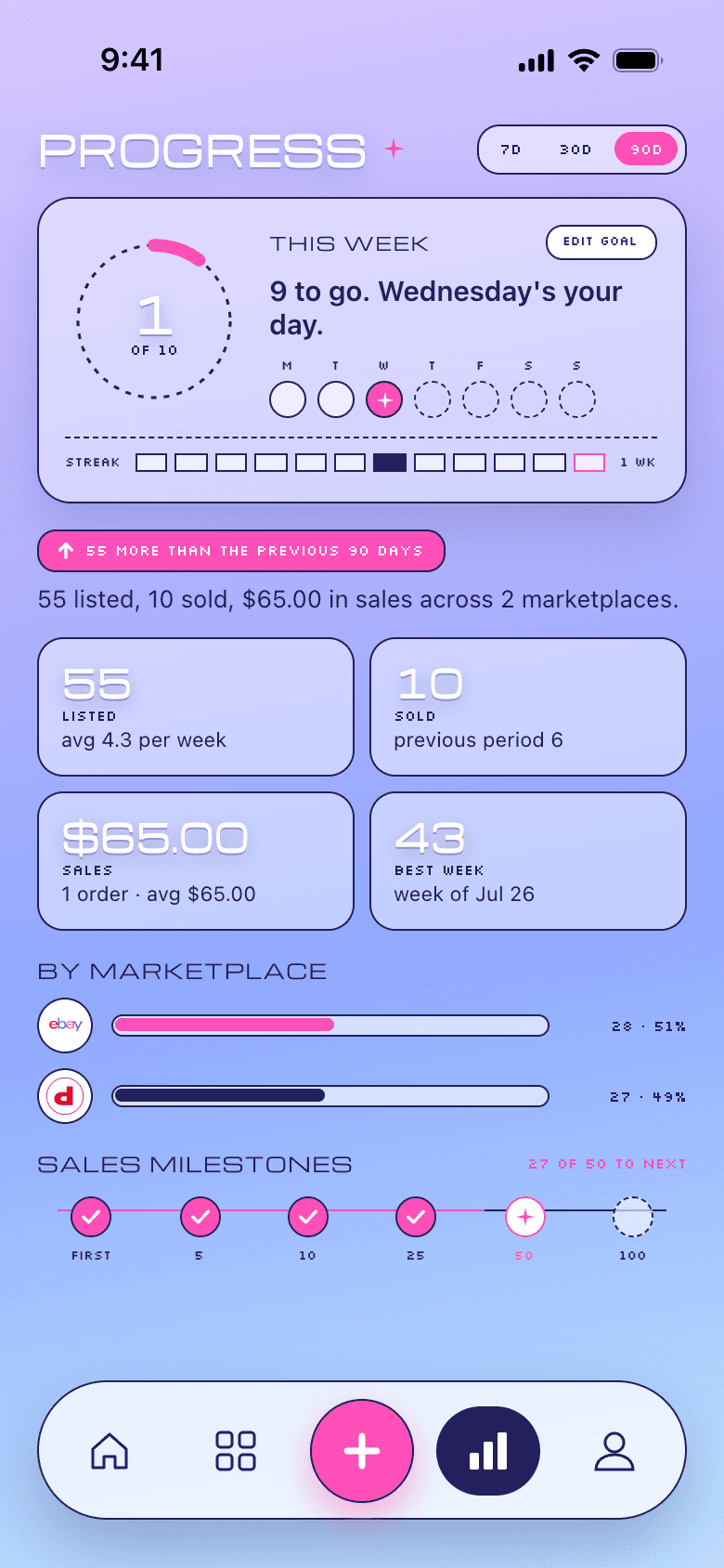 Uniphy Dreamcore progress design preview