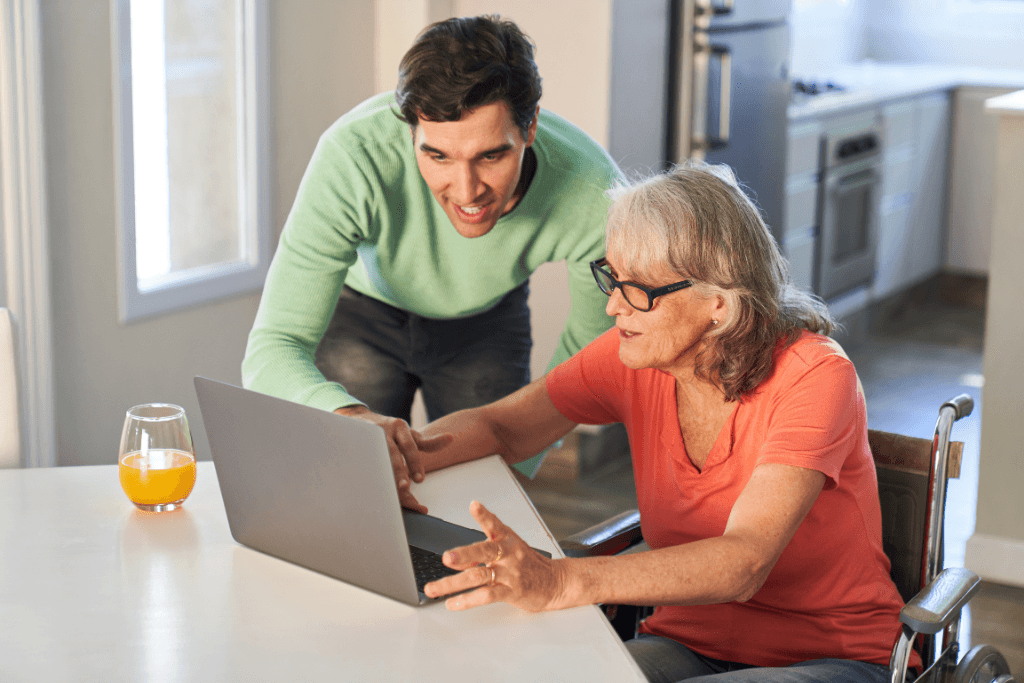 using digital storage to help manage your parent’s financial records