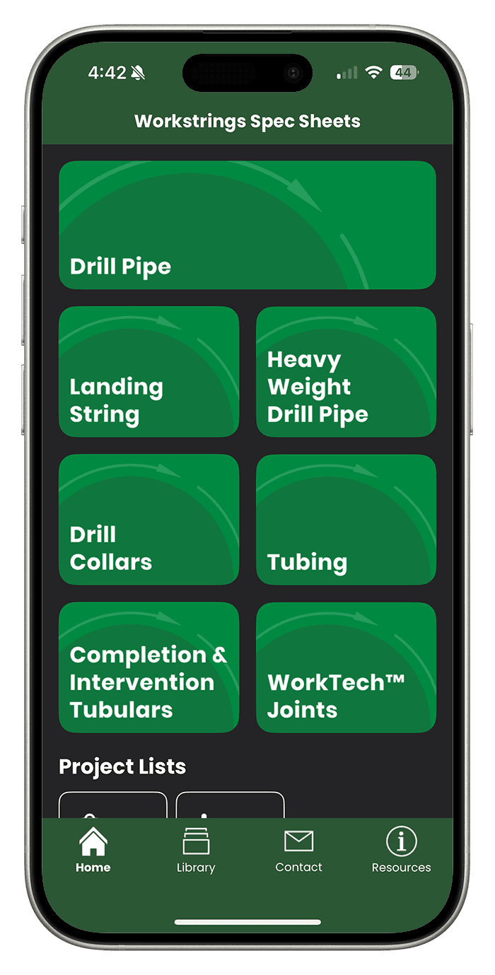 Preview of the initial categroy selection screen