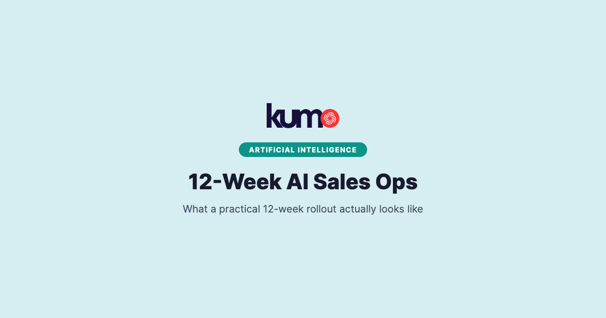 12-Week AI Sales Ops Rollout 