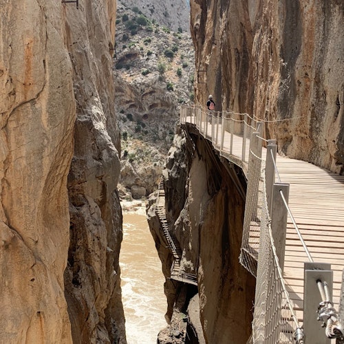 Footbridges of the Caminito del Rey.