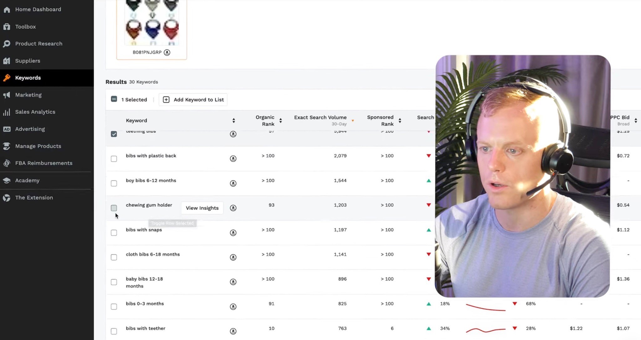 Audit Organic Rankings and Keyword Opportunity for Amazon Listing audit