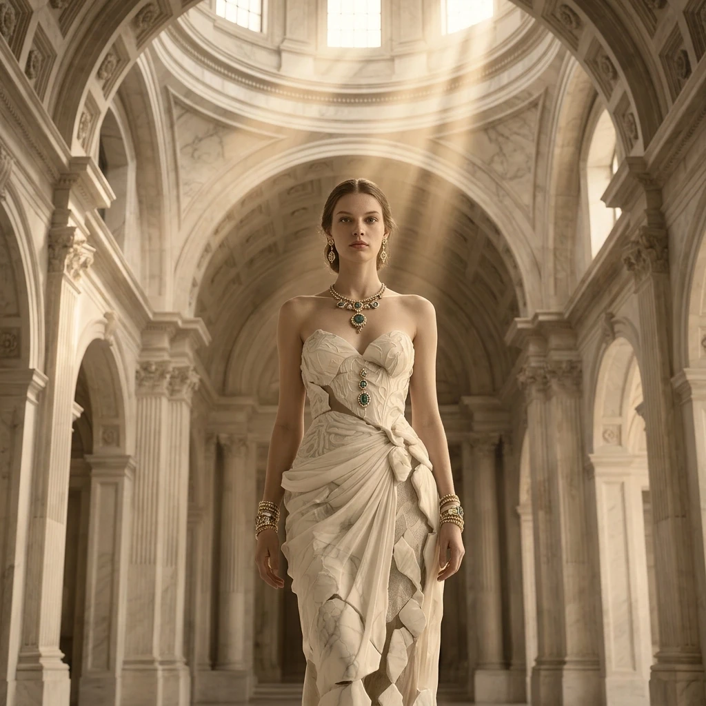 Regal elegance under marble arches
