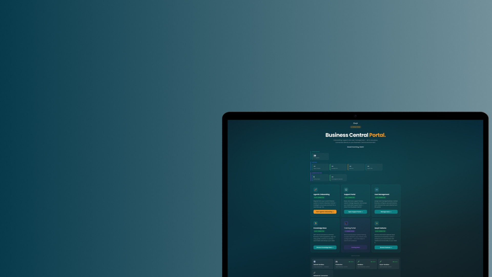 Qwyk Partner Portal