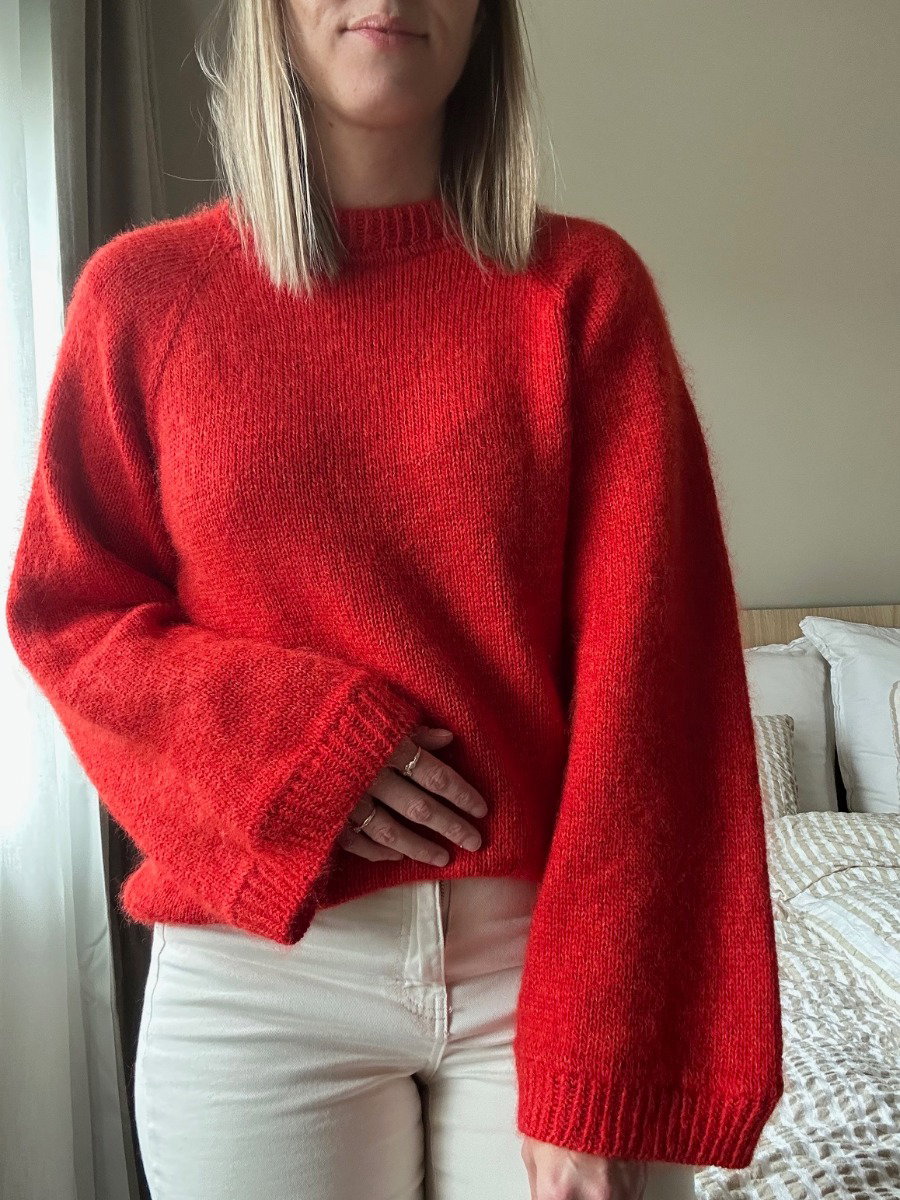 Bennet Sweater Light knitting pattern by Knittingforafriend