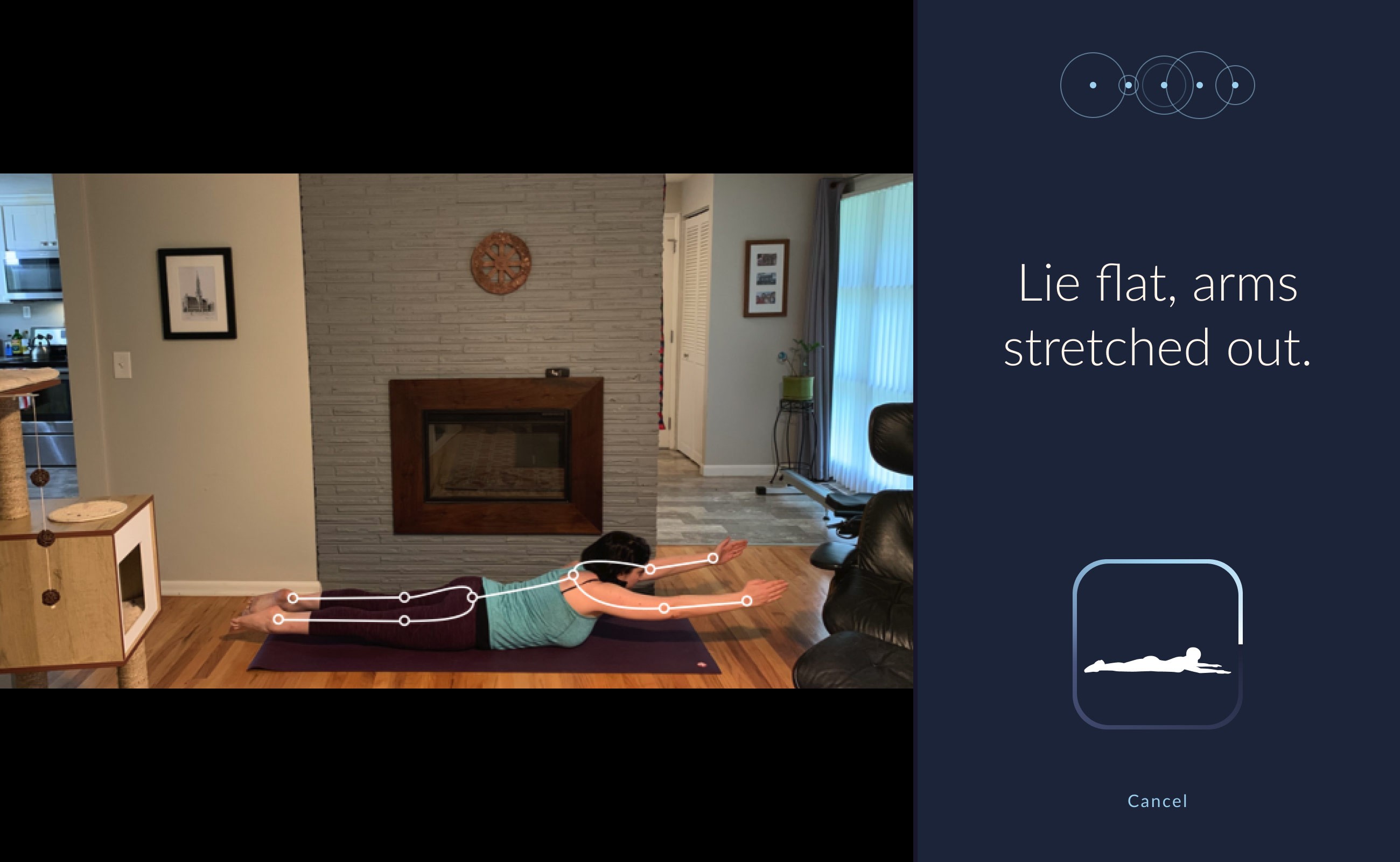 User calibration screen