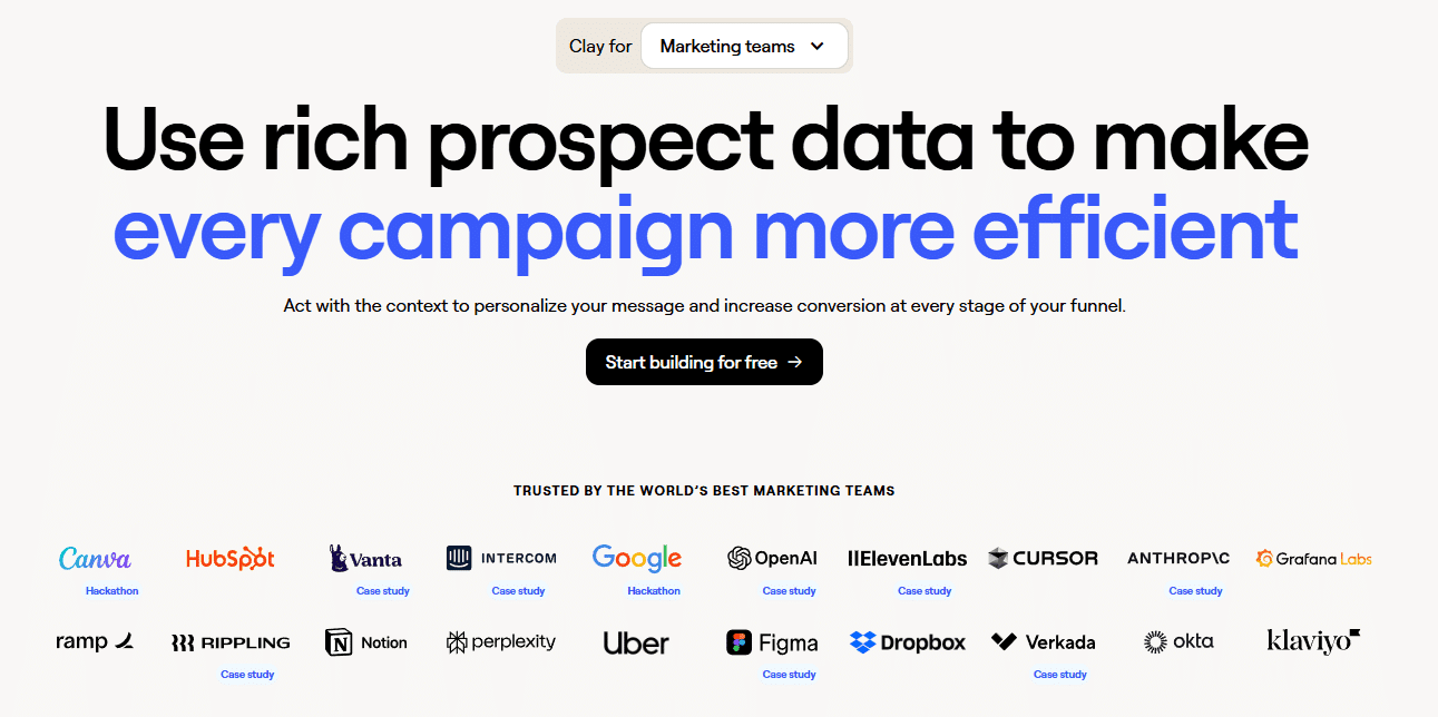 Marketing Spotlight: Clay Marketing Strategy Service and Product Breakdown