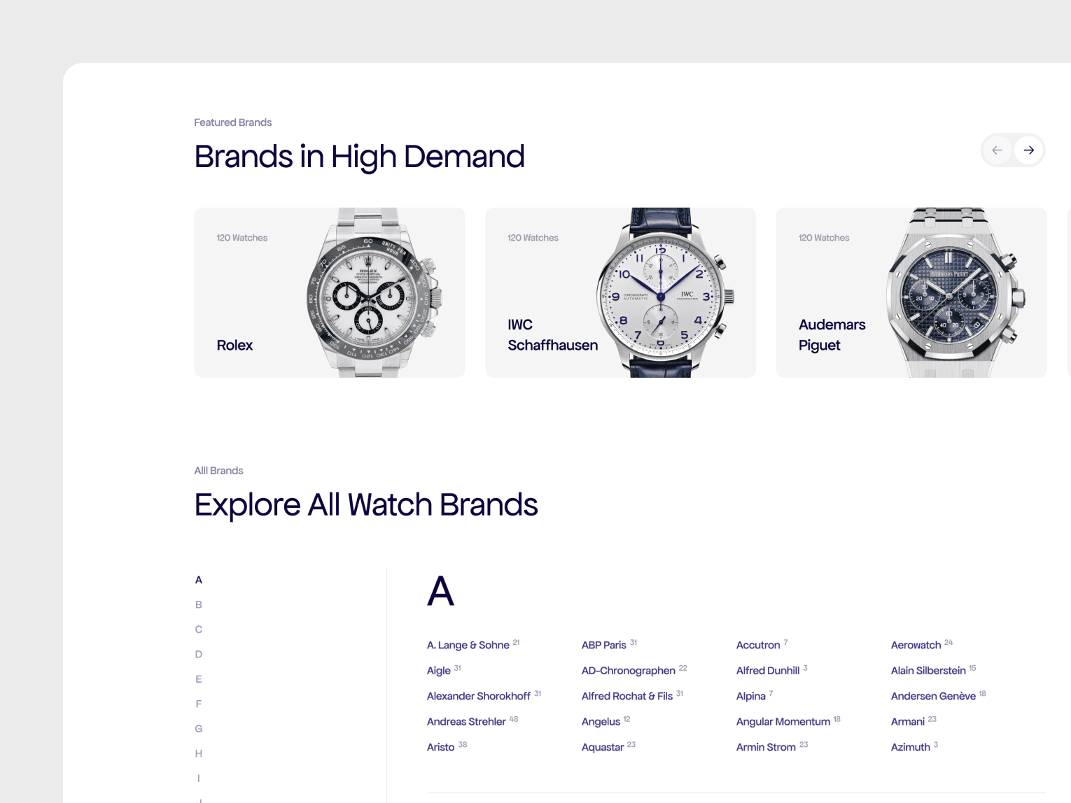 trusticks brands page web design