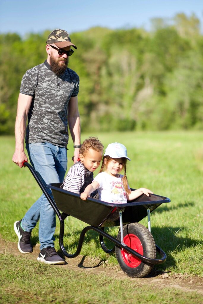  Family Camping at Deer Park Campsite, Sussex