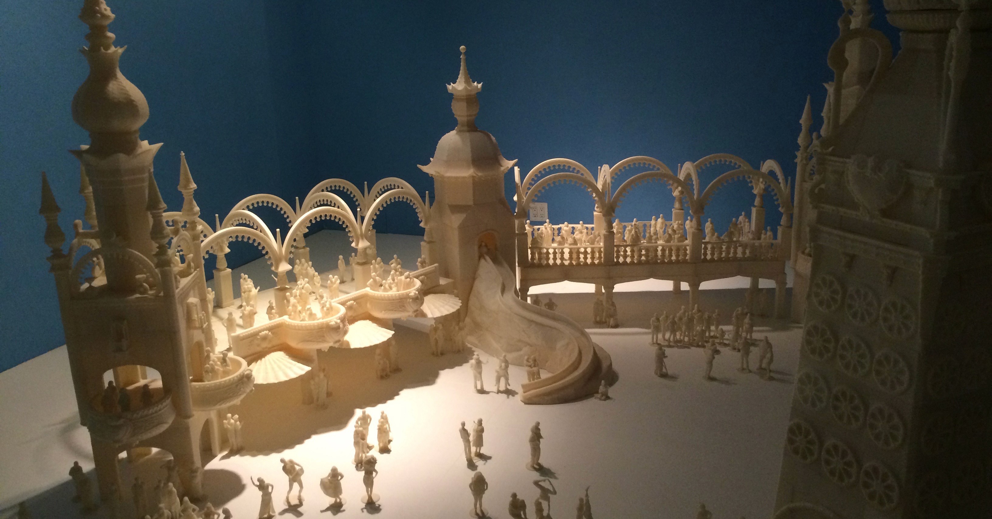 miniature figure buildings and figures