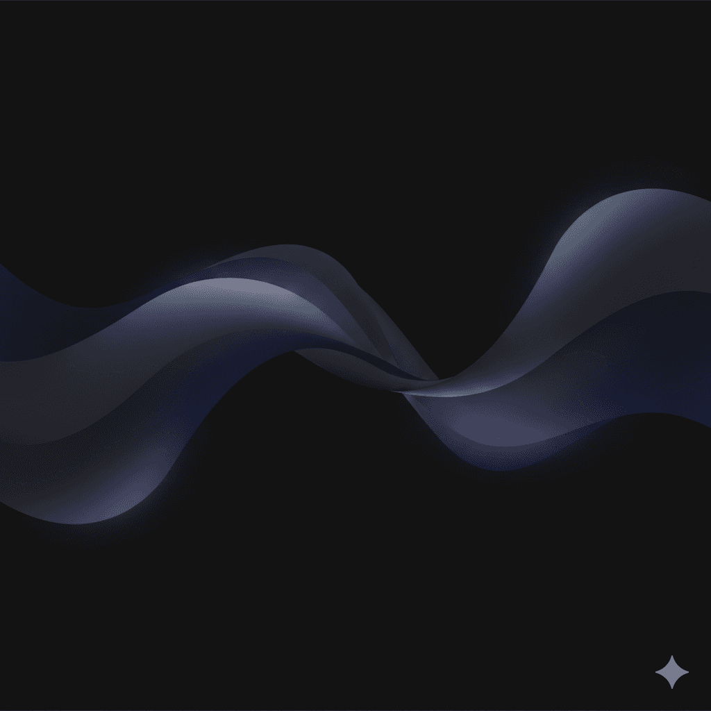 Abstract visual divider separating problem and solution sections