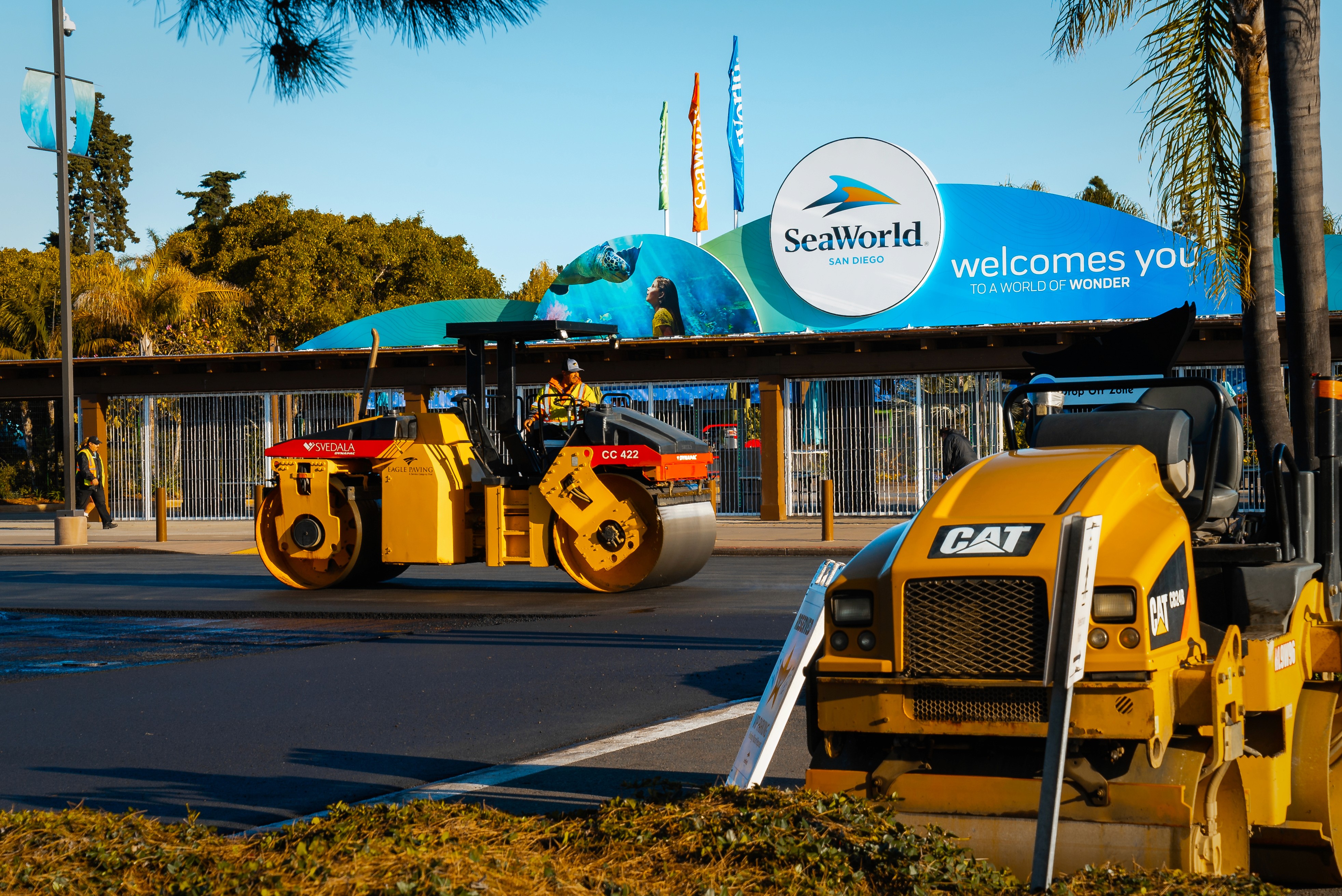 Asphalt project at SeaWorld San Diego