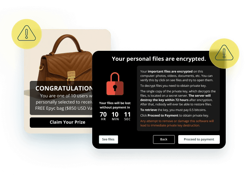 Threat detected via conversation