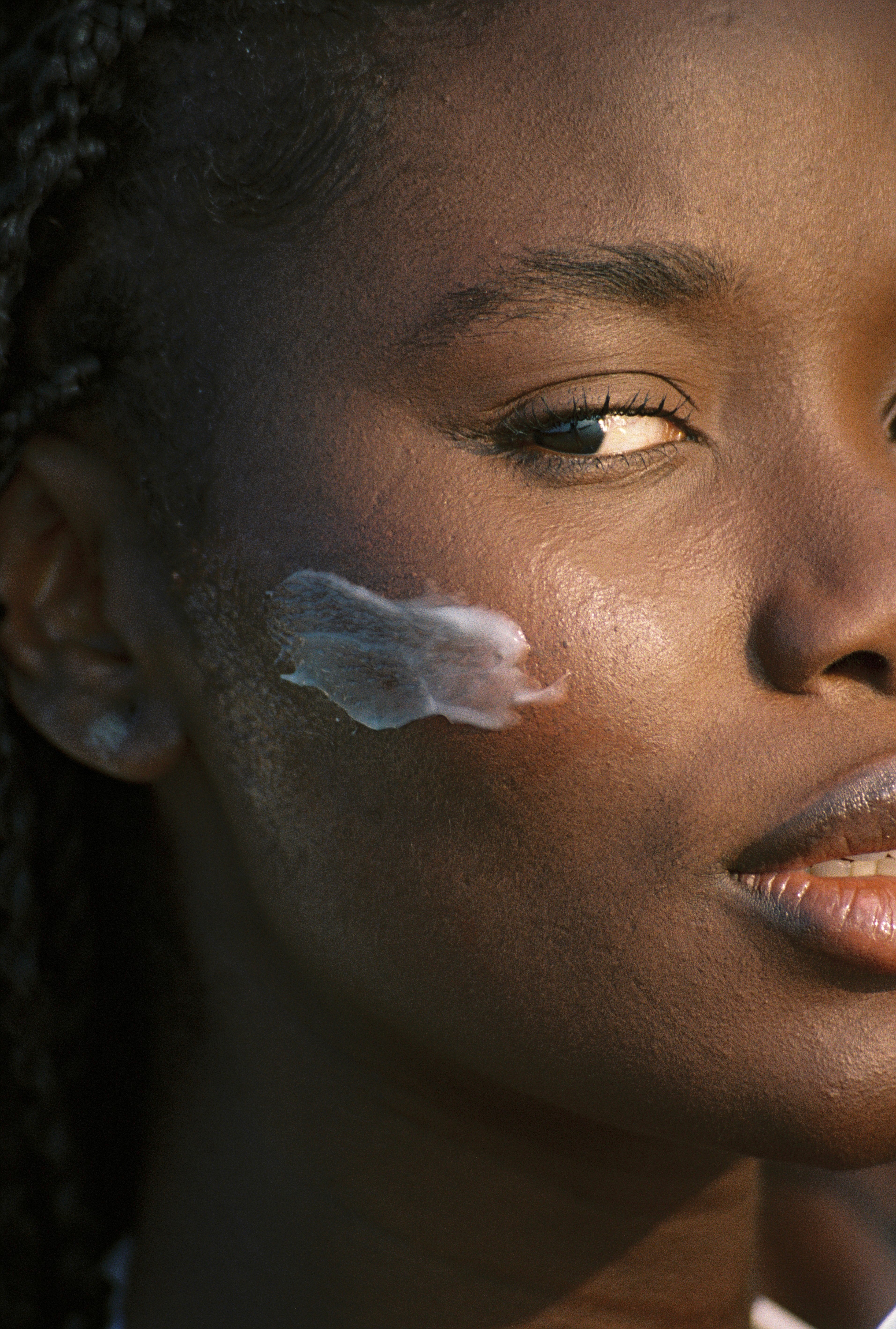 Monochromatic potrait of woman