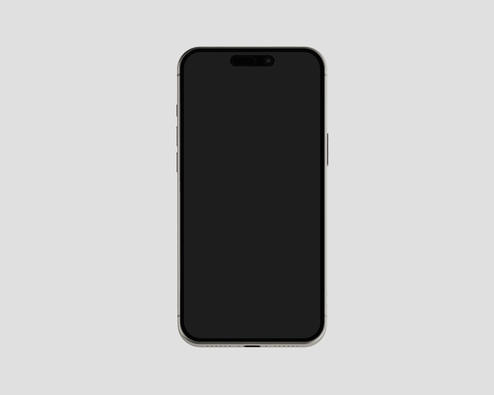Modern saas mobile mockup