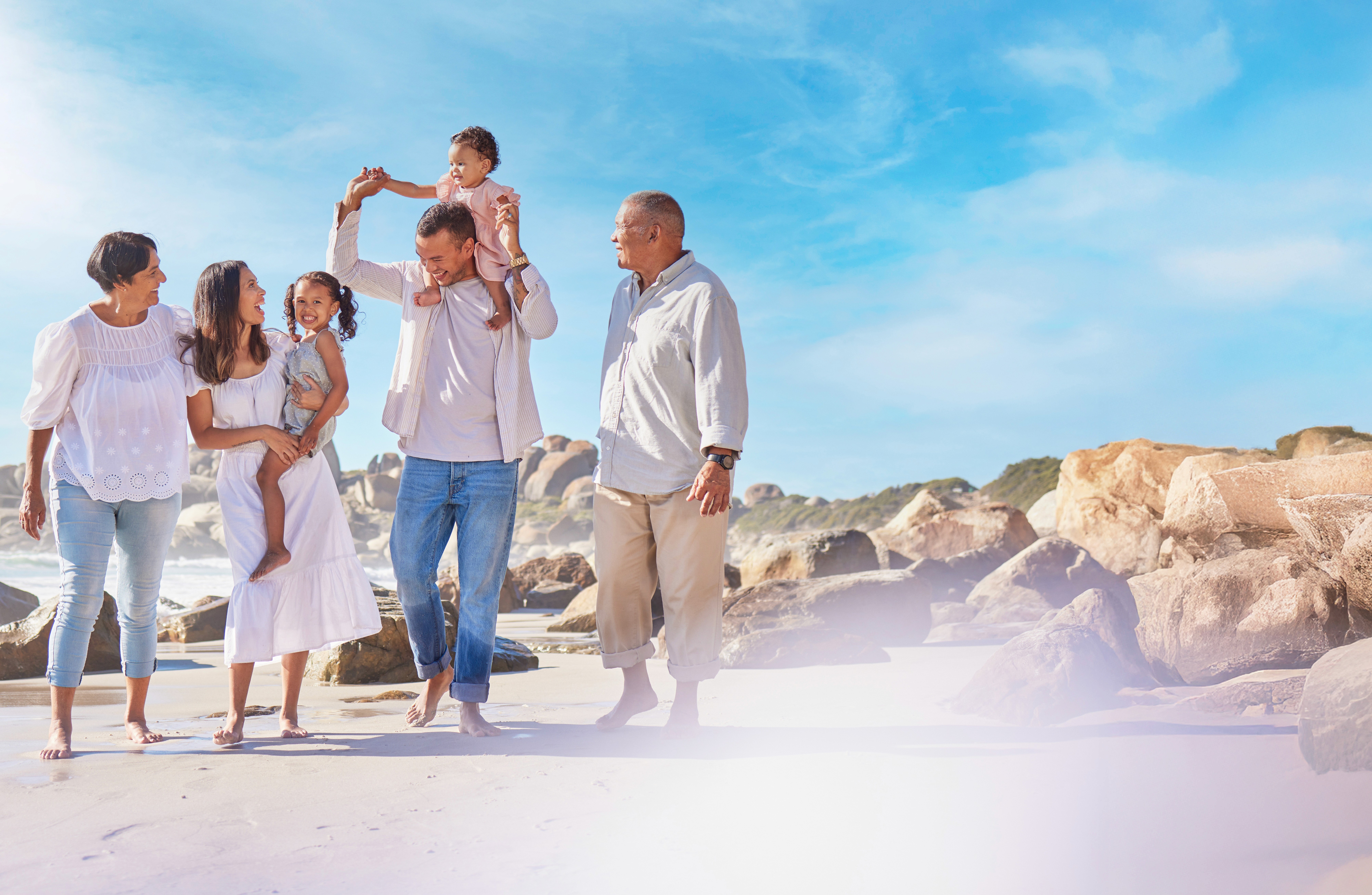 A man with some model buildings