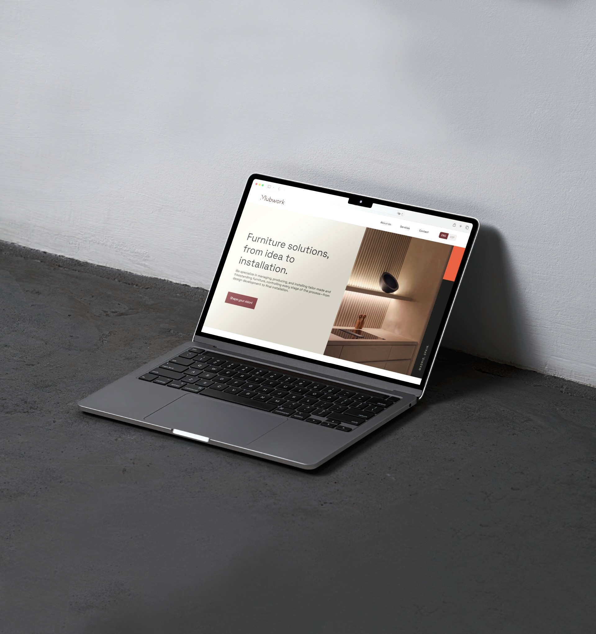Web Design and Development illustrative mockup